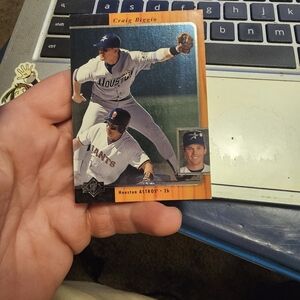 Craig biggio baseball card